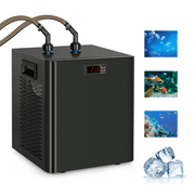 Rocita Aquarium Water Chiller 75GAL 1/3HP Fish Tank Chiller, 300L Cooling System with Quiet Design Compressor Refrigeration
