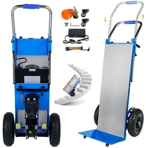 Rocita Hand Trucks - 880lbs Capacity Electric Hand Trucks 1200W Heavy Duty Stair Climber Trolley with 4M Safety Rope for Moving Furniture Logistics Warehouse