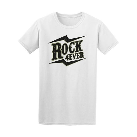 Rock 4Ever Music T-Shirt Men -Image by Shutterstock, Male Medium