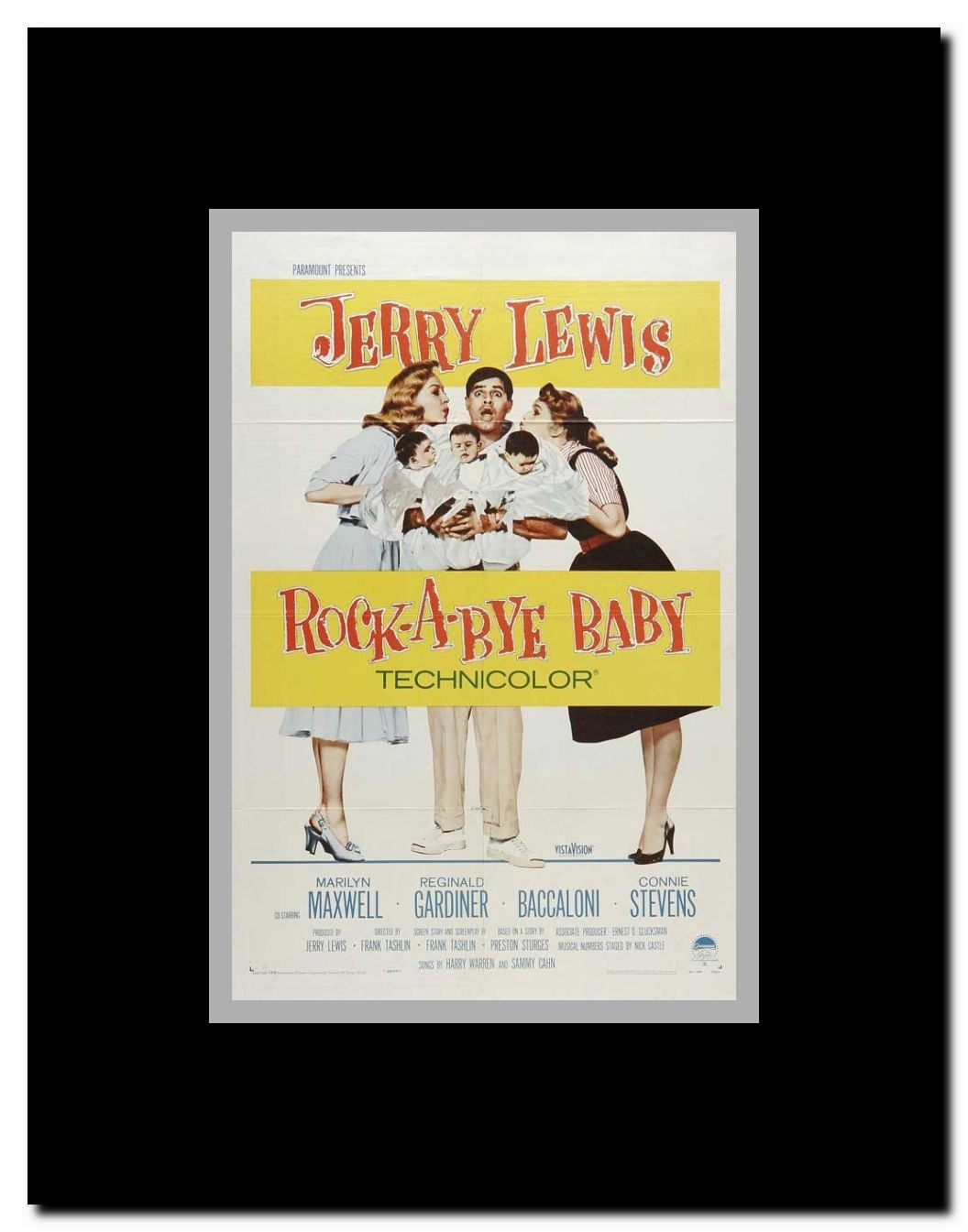 Rock-A-Bye Baby Framed Movie Poster