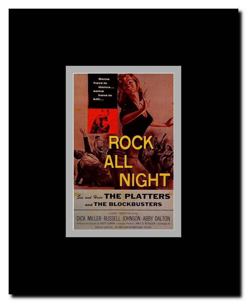 Rock All Night Framed Movie Poster
