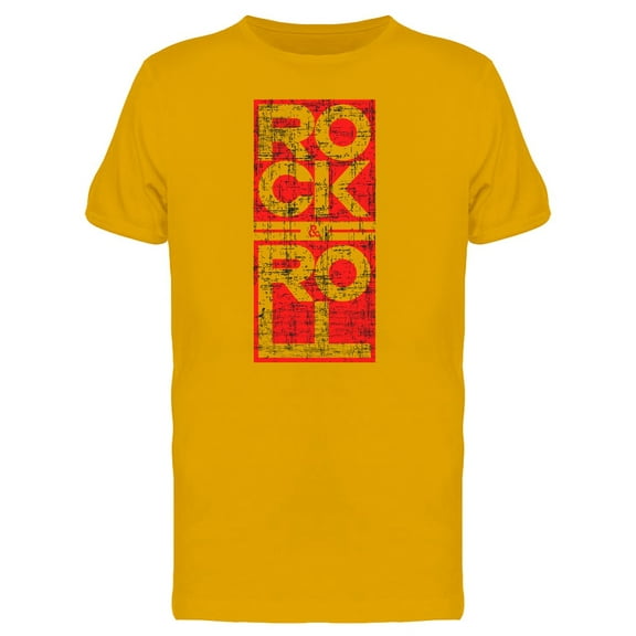 Rock And Roll Concetr Logo T-Shirt Men -Image by Shutterstock, Male 3X-Large