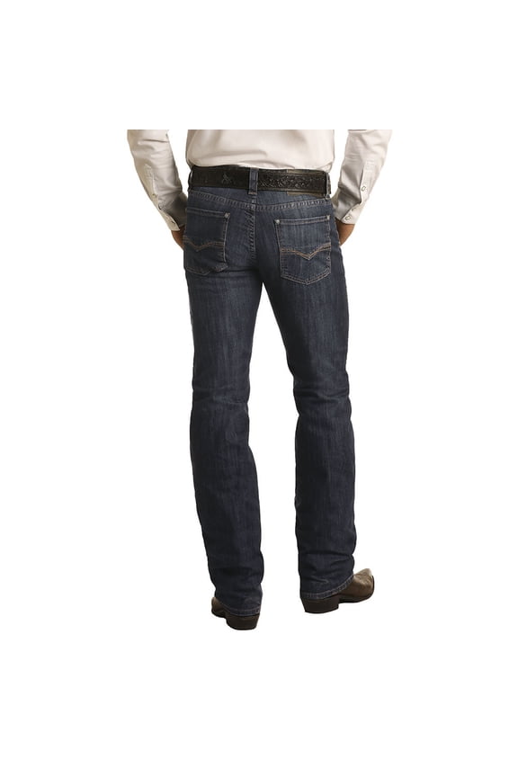 Rock And Roll Cowboy Mens  Reflex Dark Wash Revolver Jeans 29 Denim