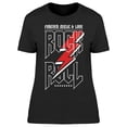 thumbnail image 1 of Rock And Roll Forever T-Shirt Women -Image by Shutterstock, Female x-Large, 1 of 2