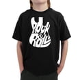 thumbnail image 1 of Rock And Roll Guitar - Boy's Word Art T-Shirt, 1 of 2