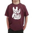 thumbnail image 1 of Rock And Roll Guitar - Boy's Word Art T-Shirt, 1 of 2