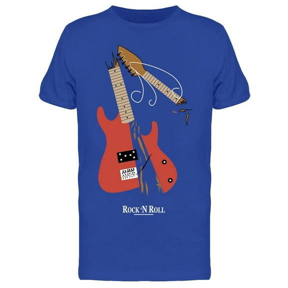 Rock And Roll. Guitar  T-Shirt Men -Image by Shutterstock, Male x-Large
