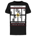 thumbnail image 1 of Rock And Roll Logo Music Design Tee Men's -Image by Shutterstock, 1 of 2