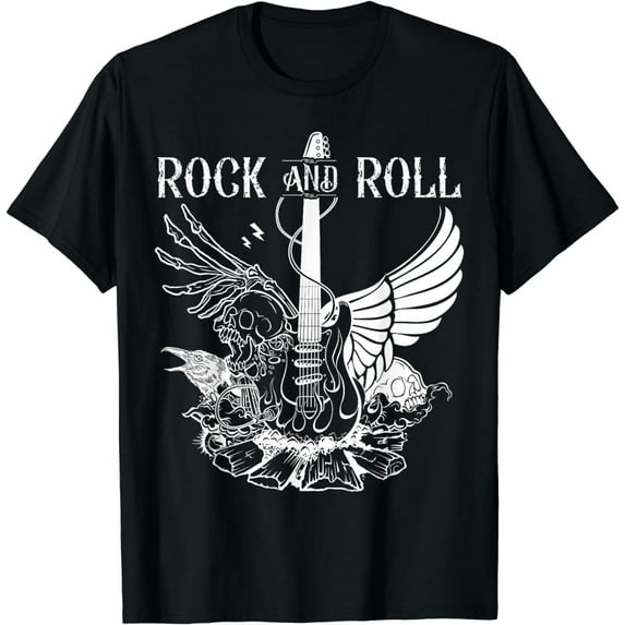 Rock And Roll Musical Instrument Guitar T-Shirt