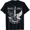 thumbnail image 1 of Rock And Roll Musical Instrument Guitar T-Shirt, 1 of 5