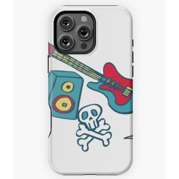Rock And Roll Rock You Music Phone Case for iPhone 16 15 14 13 12 11 Pro Max
