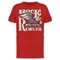 thumbnail image 1 of Rock And Roller Logo T-Shirt Men -Image by Shutterstock, Male x-Large, 1 of 2