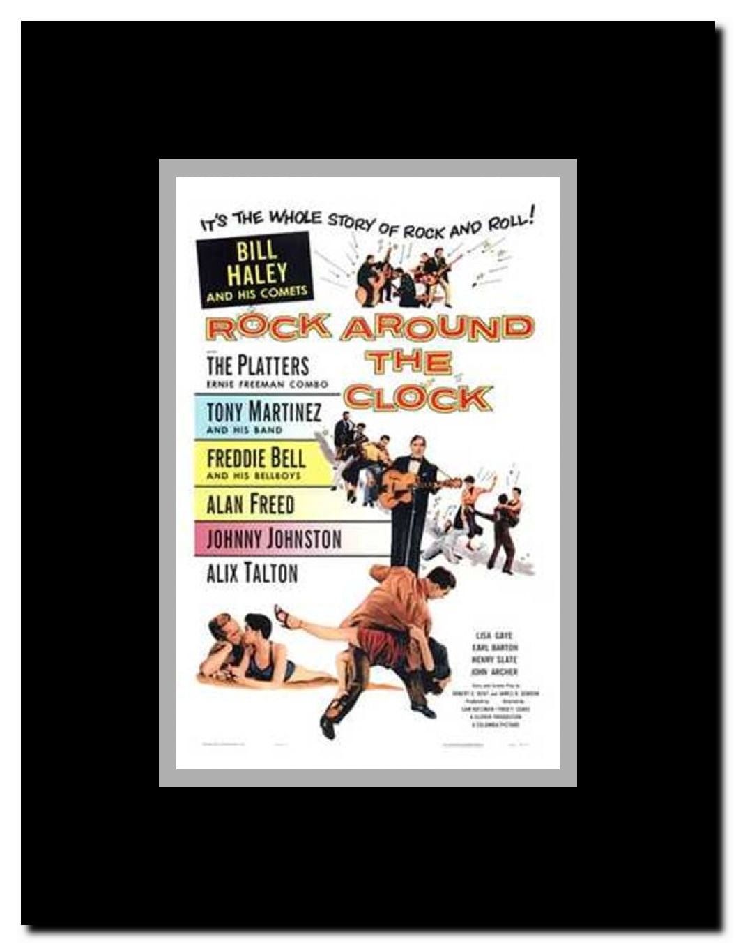 Rock Around the Clock Framed Movie Poster