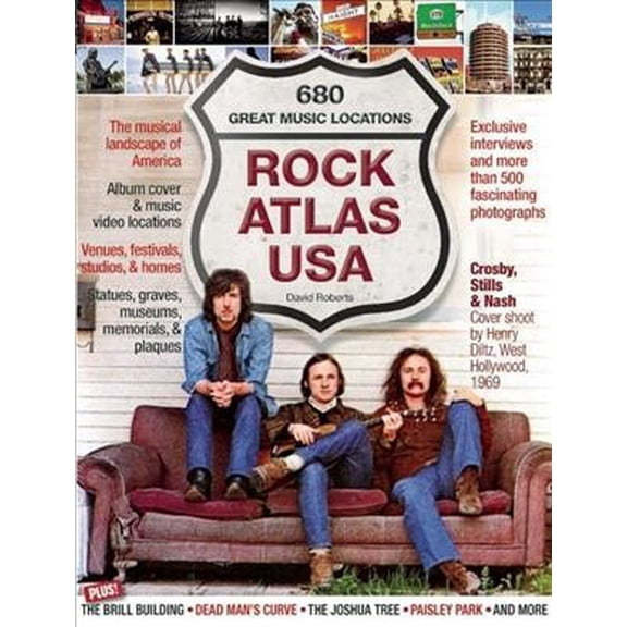 Rock Atlas USA: The musical landscape of America (Paperback) by David Roberts