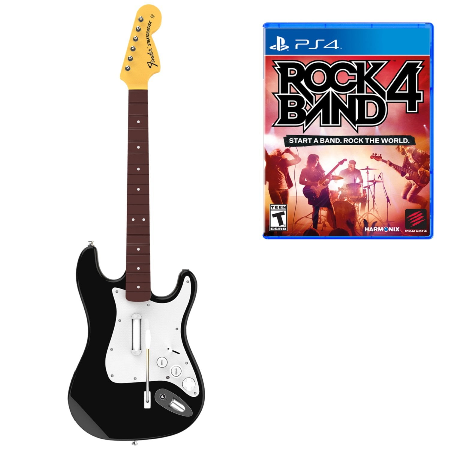 Rock Band 4 Guitar and Software Bundle - PlayStation 4 - Walmart.com