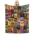 thumbnail image 1 of Rock Band Collage Blanket Soft Cozy Fleece Throw Blanket Plush Lightweight Warm Fuzzy Flannel Blankets and Throws for Couch Sofa Bed 50"X40", 1 of 14