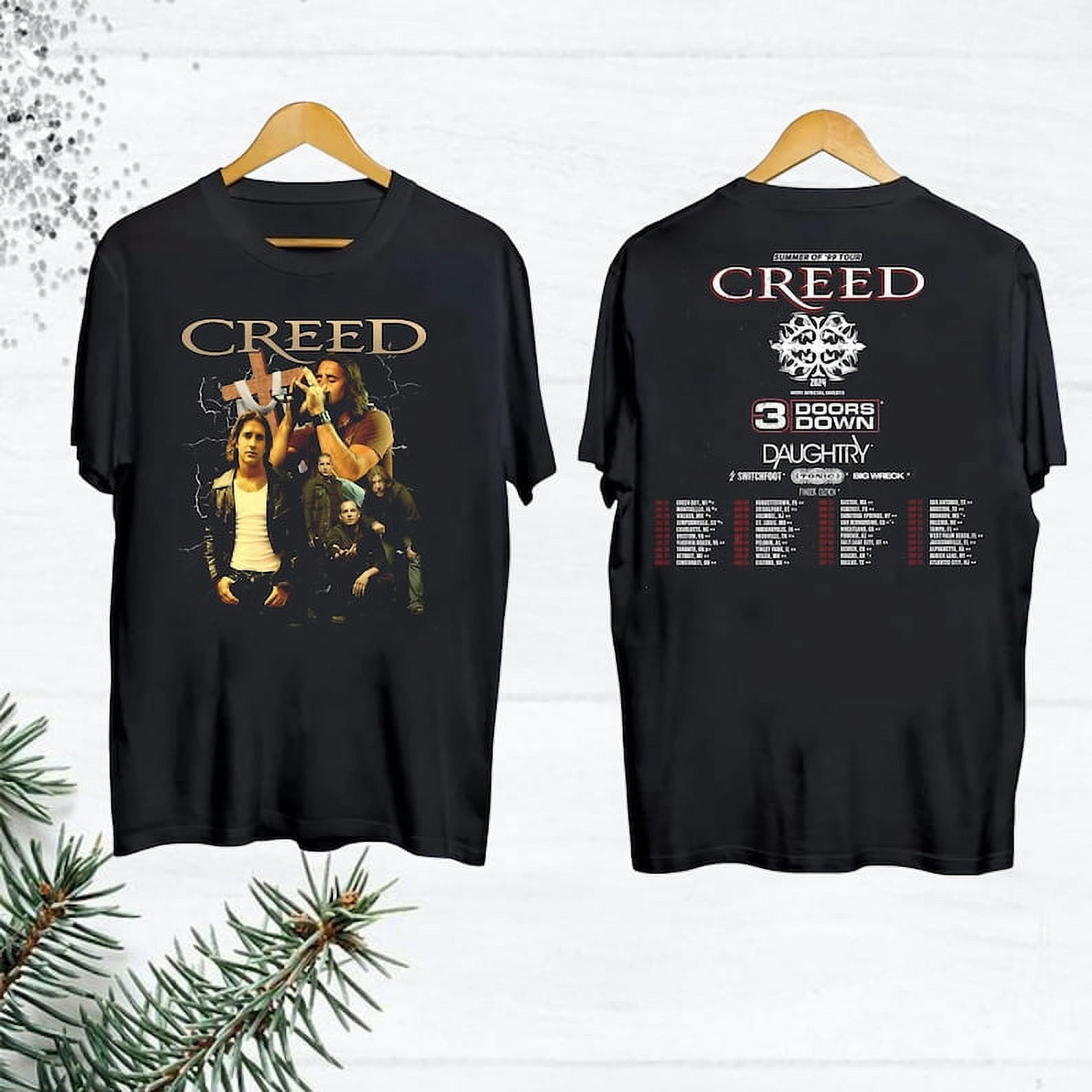 Rock Band Creed Graphic Shirt, Creed Band Summer of ’99 Tour 2024 Shirt