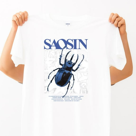Rock Band Saosin Retro Tracklist Concert Music Fan Unisex T-Shirt