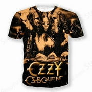 XIANQI Rock Band T Shirt Ozzy Osbourne 3d Printed Tshirt Men Women Fashion T-shirt Hip Hop Tops Tees Graphic T-shirts Men Clothes Kids