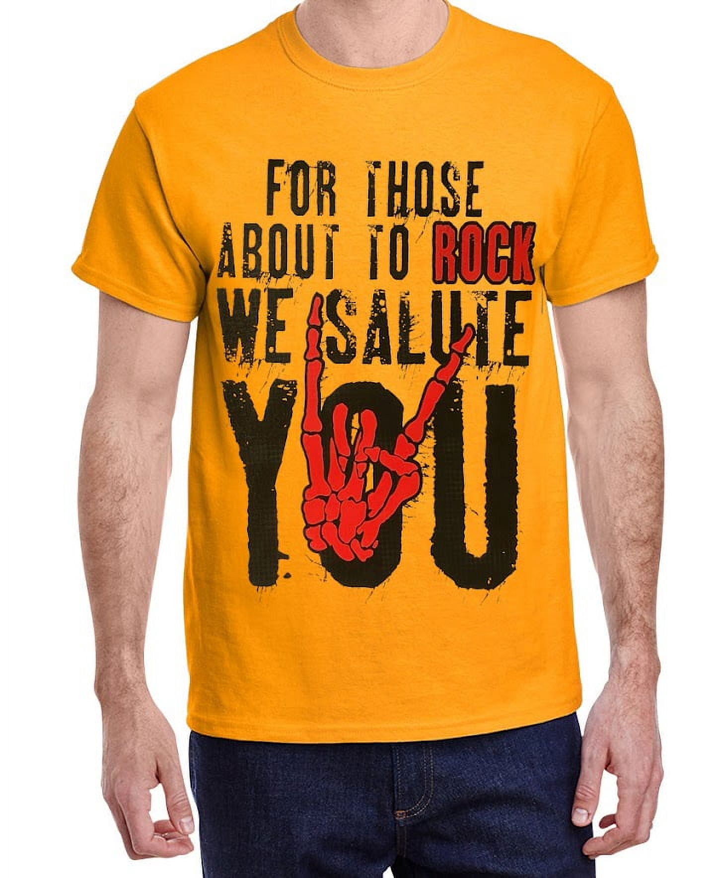T-Shirt Homme Heavy Metal Noël Rock - Coton Gildan Heavy Weight - Fit Loose - Neuf Sans Étiquettes