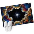 thumbnail image 1 of Rock Cave Washable Small Entryway Area Rugs 2'x3', Star Clouds Canyon Nature Abstract Low Pile Throw Rug Non-Slip Sturdy Edge Binding Carpet for Front Door Floor Room Entry, 1 of 9