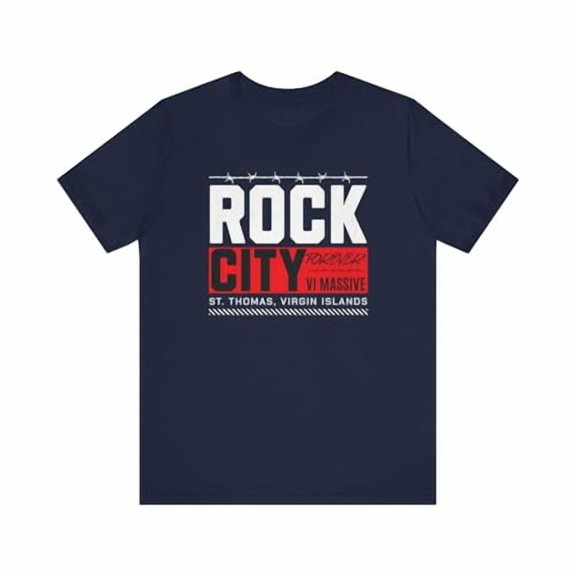 Rock City Forever T-Shirt | VI Massive Tee St. Thomas Virgin Islands Shirt | USVI Souvenir
