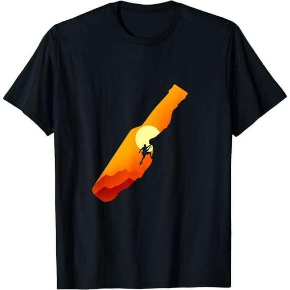 Rock Climbing Bouldering Mountains Climb Climber Gift T-Shirt