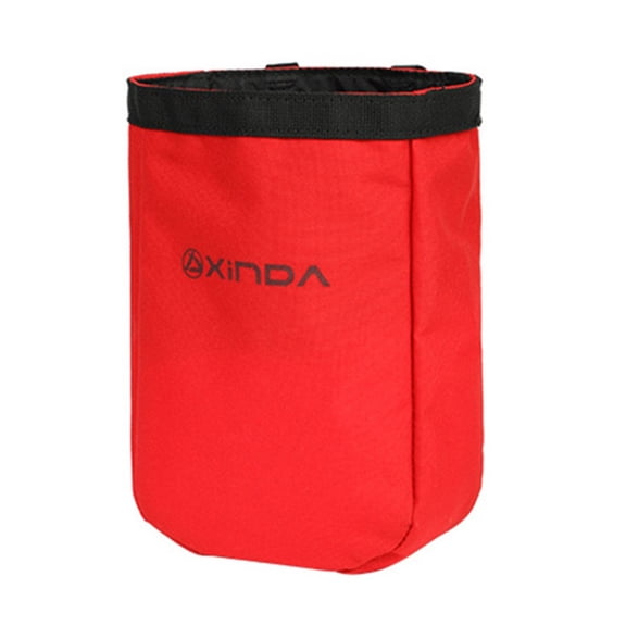 Rock Climbing Chalk Bag Adjustable Waist Belt Tools Bag with Quick-Clip Belt