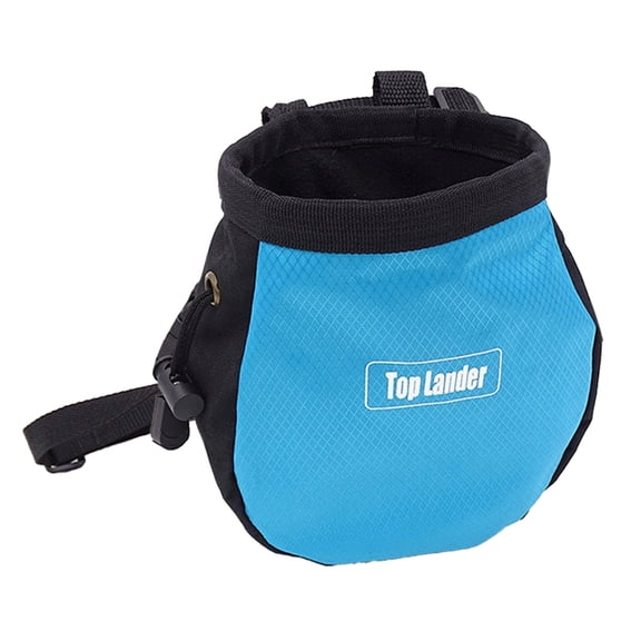 Rock Climbing Chalk Bag Weightlifting Pouch Adjustable Drawstring Chalk Bag