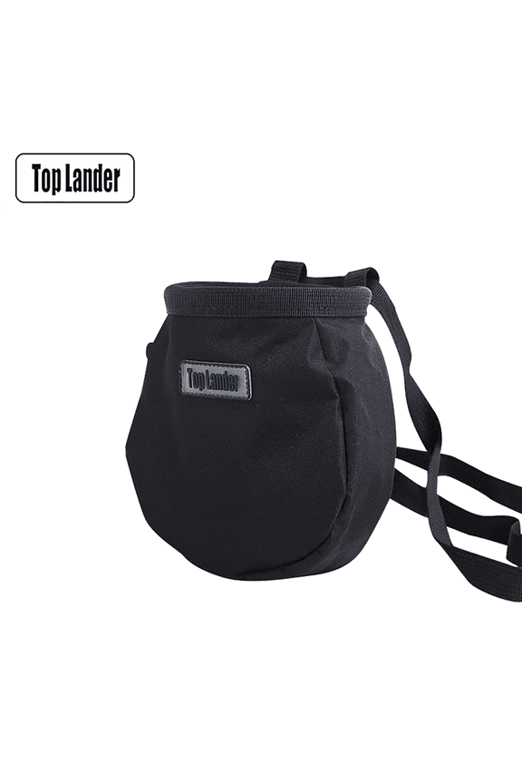 Rock Climbing Chalk Bag for Fitness Gym Hunting Bouldering Magnesium Sack Black