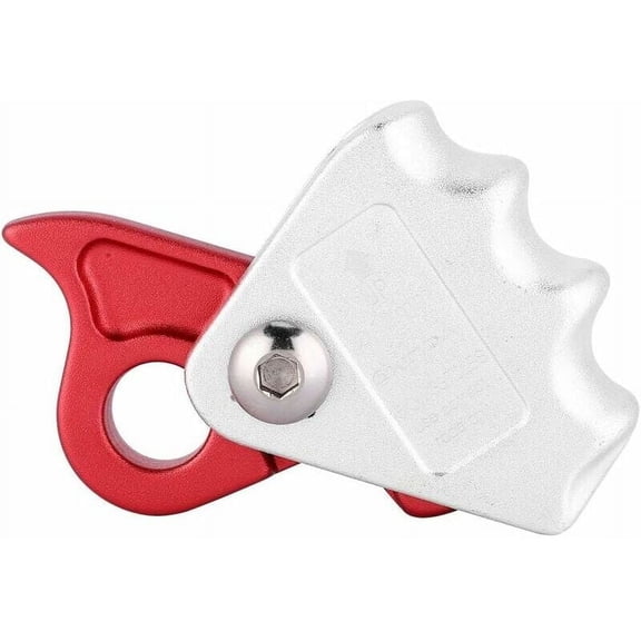 Rock Climbing Equipment, Ergonomic Design Aluminum Alloy Safety Rope Grab With Auto Locking And Self-Braking Stop Descender For Mountaineering, Aerial Work