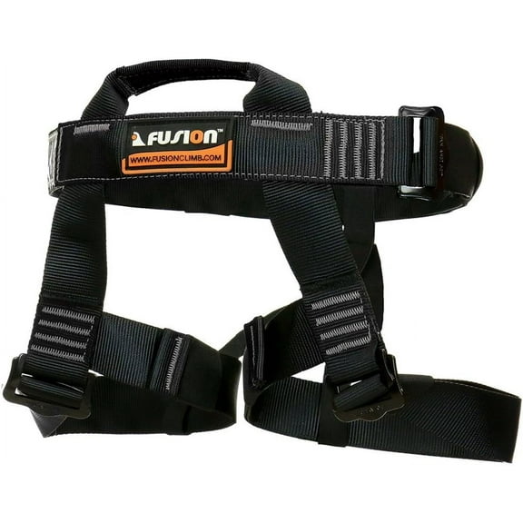 Rock Climbing Harness - Climb - (5,000 LBS Rated) Professional Half Body Harness for Mountaineering, Tree Climbing, Ziplining, Rock Climbing, Rappelling- Heavy Duty Half Body Harness