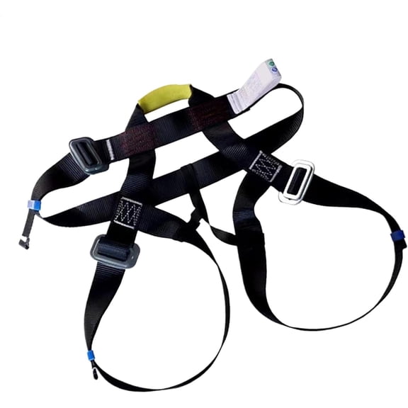 Rock Climbing Harness, Rappelling Equipment Outdoor Training Climbing Half Body Belt Fit Men, for Roofing Construction
