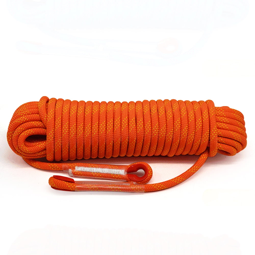 Gangying Climbing Rope 8mm Outdoor Static Rock Climbing Rope 30m High Strength Cord Safety Rope Braid Nylon Rope Escape Rope Fire Rescue Parachute~p132522370