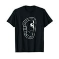 thumbnail image 1 of Rock Climbing Shirt Carabiner Mountain Tee Climber Gift T-Shirt, 1 of 5