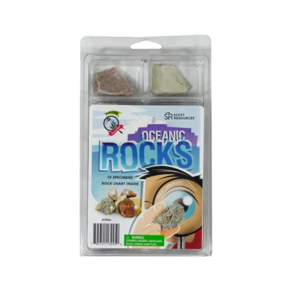 Rock Collections Explore With Me 10 Specimen Oceanic Rocks Collection - Affordable STEM & Earth Science Tools for Classroom & Homeschool. For ages 15 years and older.