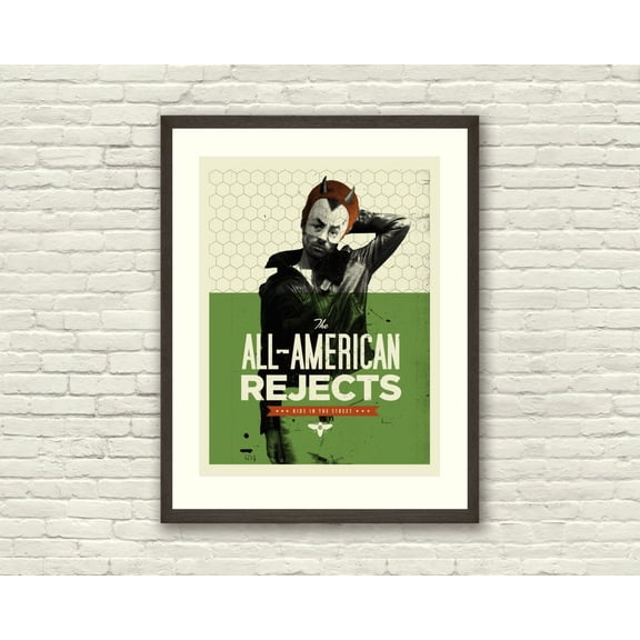 Rock Concert Bee Car Lithograph Vintage Retro Style Mid-Century Modern Wall Art, Unframed Poster