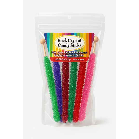 Rock Crystal Candy Sticks 8ct