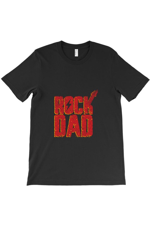 Rock Dad Rocks, Funny Music Father's Day Humor Graphic Design G15338 Unisex T-Shirt, Up to Size 5XL