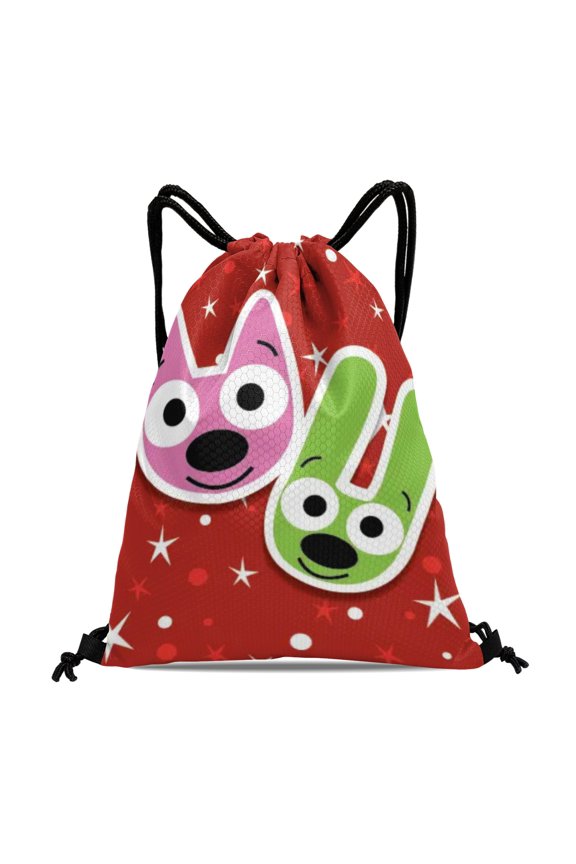 Rock Dog Drawstring Backpack Bag Party Favors Goodies Merch Gym Waterproof Swimming Beach Fans