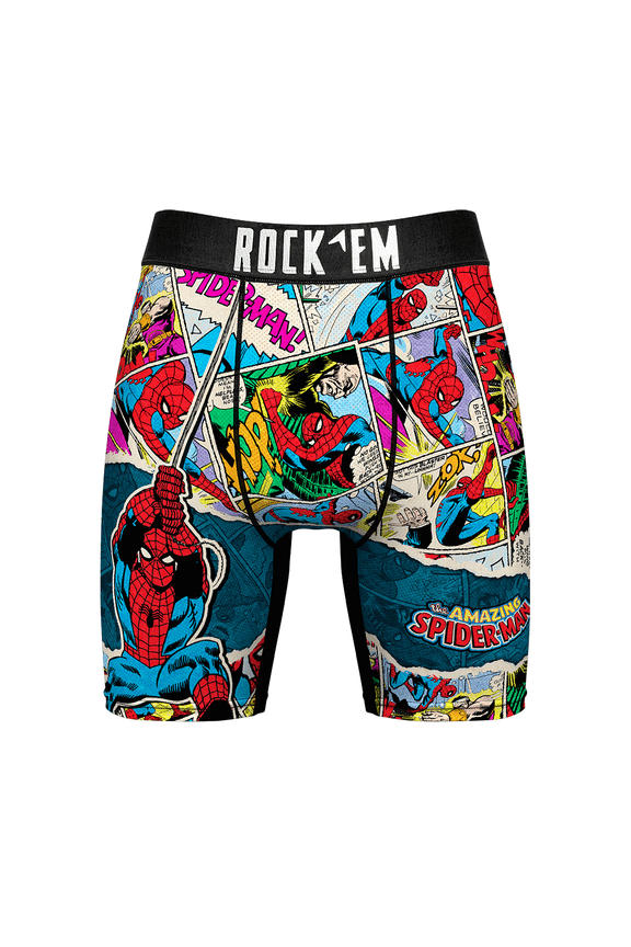 Rock 'Em Boxer Briefs - Marvel Spider-Man Off Panel