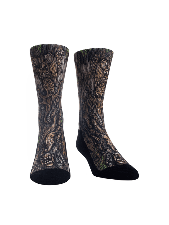 Rock Em Elite Theme Park: Life Tree Crew Socks