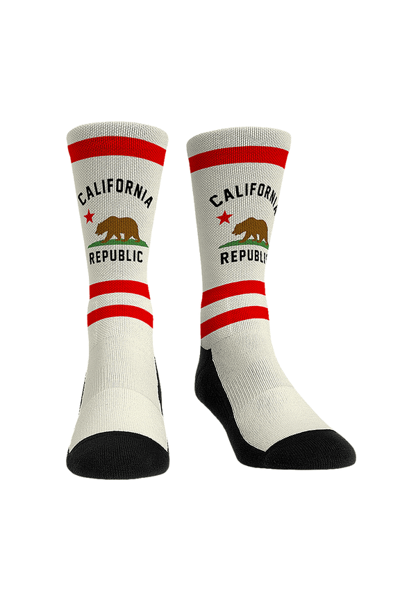Rock Em Flags - California Flag Socks (L-XL)
