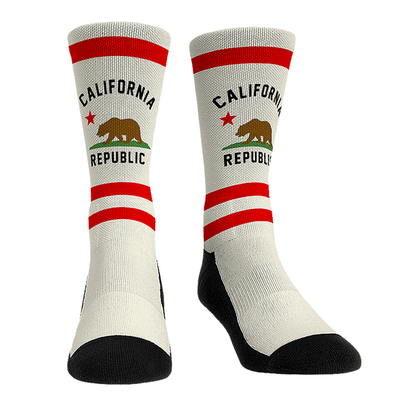 Rock Em Flags - California Flag Socks (S-M)