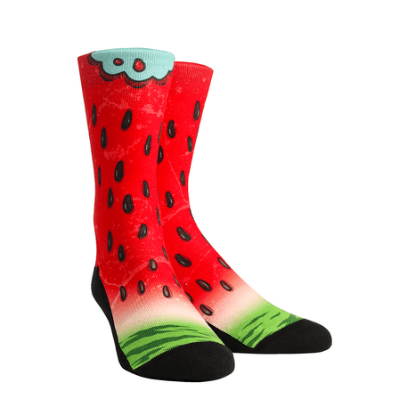 Rock Em Food - Watermelon Crew Socks (L-XL)