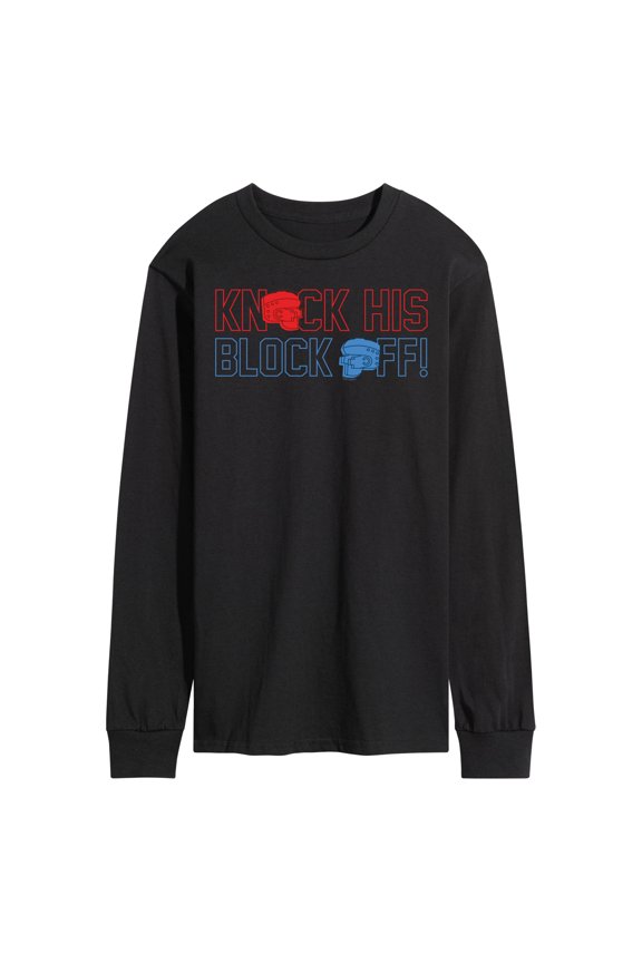 Robots - Knock His Block Off - Men's Long Sleeve T-Shirt