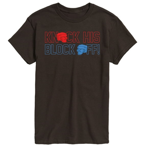 Rock 'Em Sock 'Em Robots - Knock His Block Off - Men's Short Sleeve Graphic T-Shirt