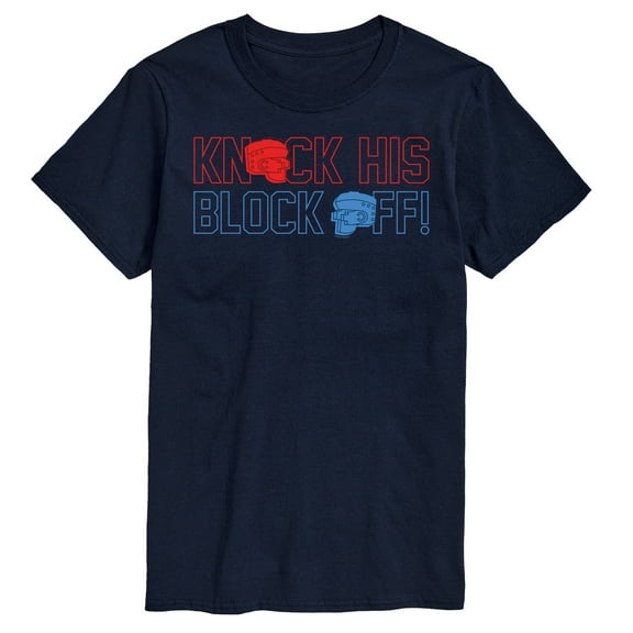 Rock 'Em Sock 'Em Robots - Knock His Block Off - Men's Short Sleeve Graphic T-Shirt