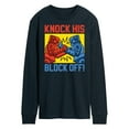 thumbnail image 1 of Rock 'Em Sock 'Em Robots - Knock His Block Off Robot Art - Men's Long Sleeve T-Shirt, 1 of 5