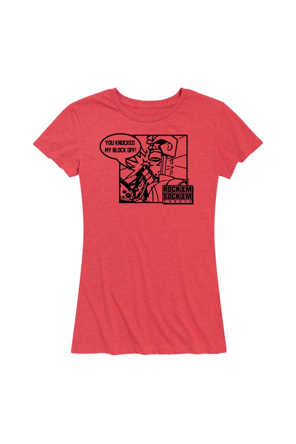 Robots - Knocked My Block Off - Women's Short Sleeve Graphic T-Shirt